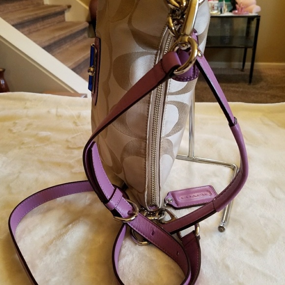 🍃MINT🍃Coach💜Kristin E/W Crossbody - Picture 4 of 8